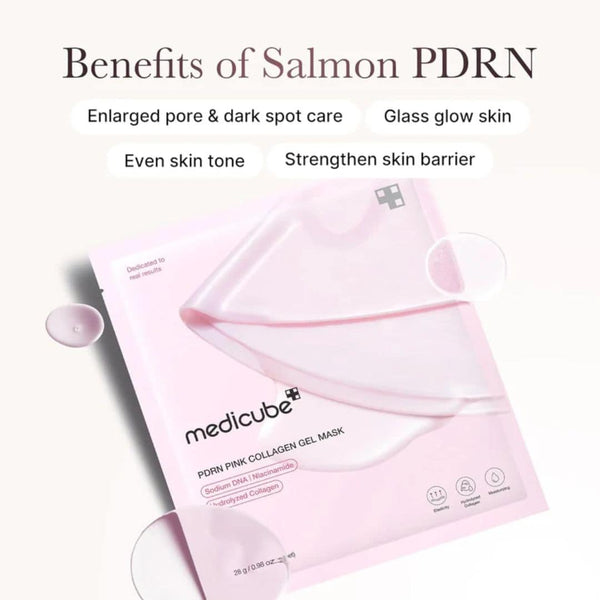 Medicube PDRN Pink Collagen Gel Mask Box (4 Units)