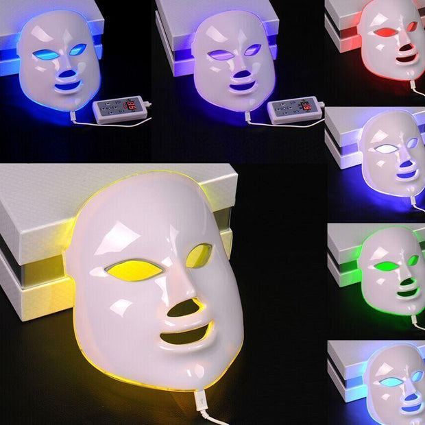 7 Colors LED Facial Mask Skin Care Rejuvenation