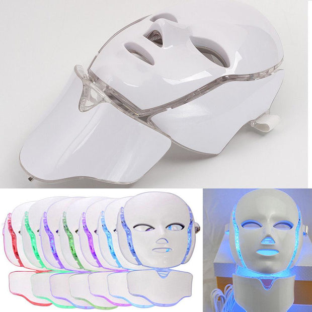 7 Color LED Face And Neck Beauty Device